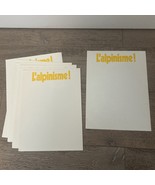 Vintage L&#39;Alpinisme Swiss Climbing Stationery - 10 Unused Paper sheets - €8,62 EUR