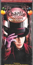 Charlie And The Chocolate Factory DVD 2-Disc Deluxe Long Box Tim Burton ... - £22.22 GBP