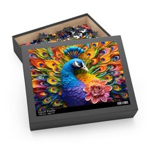 Personalised/Non-Personalised Puzzle, Peacock, awd-472, (120, 252, 500-Piece) - £19.89 GBP+