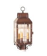Irvin&#39;s Country Tinware Martha&#39;s Post Lantern in Antique Copper - £286.17 GBP