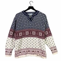 Vintage Christmas Sweater Chelsea Gardens Womens L Holiday Festive Knit Xmas 90s - £23.68 GBP