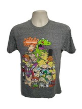 Nickelodeon Rugrats Hey Arnold Real Monsters Cartoon Adult Small Gray TShirt - £11.67 GBP