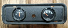 Vintage MOTOMETER Volkswagen Beetle radio blank Panel Plate Amp Temp Gau... - £197.10 GBP