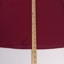 Love & Love LT10707 Women's Red Long Sleeve Shirt Rear Zip Shirt Size Small image 7