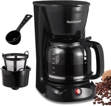 12 Cup Drip Coffee Maker, Coffee Pot Machine Permanent Coffee, 950W Black - $42.99