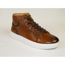 Men's Santino Luciano Ankle High Top Comfort Sneaker Dress Boot S-2452 Cognac image 2