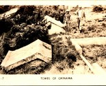Vtg Postcard RPPC WWII Japan - Tombs of Okinawa - Soldiers UNP - $5.01