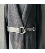 J Jill Black Leather Belt Double Rings - Women&#39;s XS - $722.54 MXN