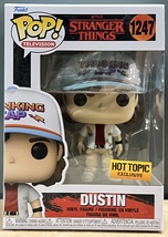 Funko Pop Stranger Things Dustin 1247 Hot Topic Exclusive - £35.88 GBP