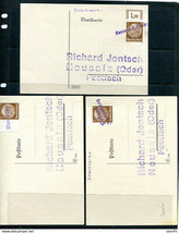 Germany Occ Poland WWII 3 PC Overprinted w German name of the city (1) 12321 - £7.91 GBP