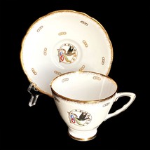 Vintage Royal Stafford Rebekah Bone China Cup and Saucer - £36.08 GBP