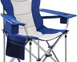 Kingcamp Lumbar Back Padded Camp Chair Heavy Duty Oversized Folding Camping - $100.93