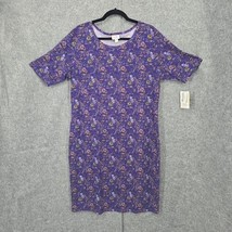 LuLaRoe Womens Dress 3XLarge Julia T-Shirt Knee Length Floral Geometrica... - £22.51 GBP