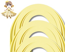 Cardstock Quilling Strips On-edge 300 Strips Yellow X31 - Width 1 mm/3 m... - $5.82