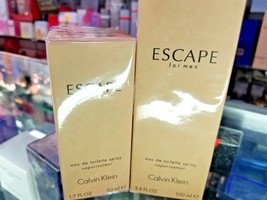 Calvin Klein Escape Edt Toilette 1.7 Oz 50 Ml Or 3.4 Oz 100 Ml * New Sealed Box - £43.07 GBP+