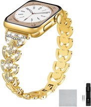 Compatible with Apple Wacth Band 41/40/38 mm, Women Bling Glitter Diamon... - £17.78 GBP