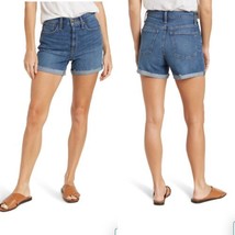 Madewell High Rise Cuffed Denim Shorts, Medium Wash Size 33 Waist, (14/1... - $64.52