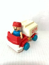 Vintage 80s Toy Li’l Playmates Gas Truck Tanker and Driver - £7.47 GBP