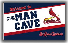 Baseball Team Souvenir Flag 90x150cm 3x5ft Cardinals Fans Home Man Cave Banner - $18.99