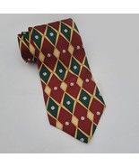 Tommy Hilfiger Men Dress Silk Tie Baseball Theme Red Green Yellow 4&quot; Wid... - £14.75 GBP