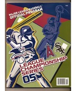 2005 ALCS Game Program Chicago White Sox Anaheim Angels - $660.57 MXN