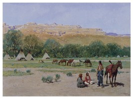 1318 Indian Village wall Art Decoration POSTER.Graphics to decorate home office. - £13.61 GBP+