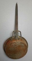 Vintage Hand Made Copper and Iron Skillet Pot Turkey? 21&quot; with Handle - £37.92 GBP