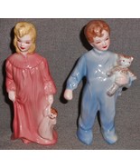 Set (2) Florence Ceramic CHILDREN FIGURINES Pasadena California - $1,282.52 MXN