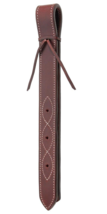 Western Horse Saddle Doubled 18 in Latigo Leather Off Billet Dark Burgundy - £12.15 GBP