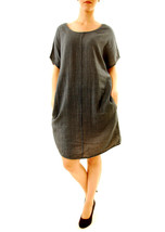 SUNDRY Womens Dress Long Sleeve Striped Diverse Elegant Stylish Blue Size S - £37.09 GBP