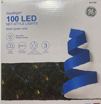 GE StayBright 100 Multicolor  Transparent LED Net-Style Lights - $26.72