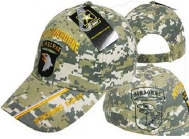 Camo Camouflage 101St Airborne Division Hat Ball Cap Army Screaming Eagles - £15.62 GBP