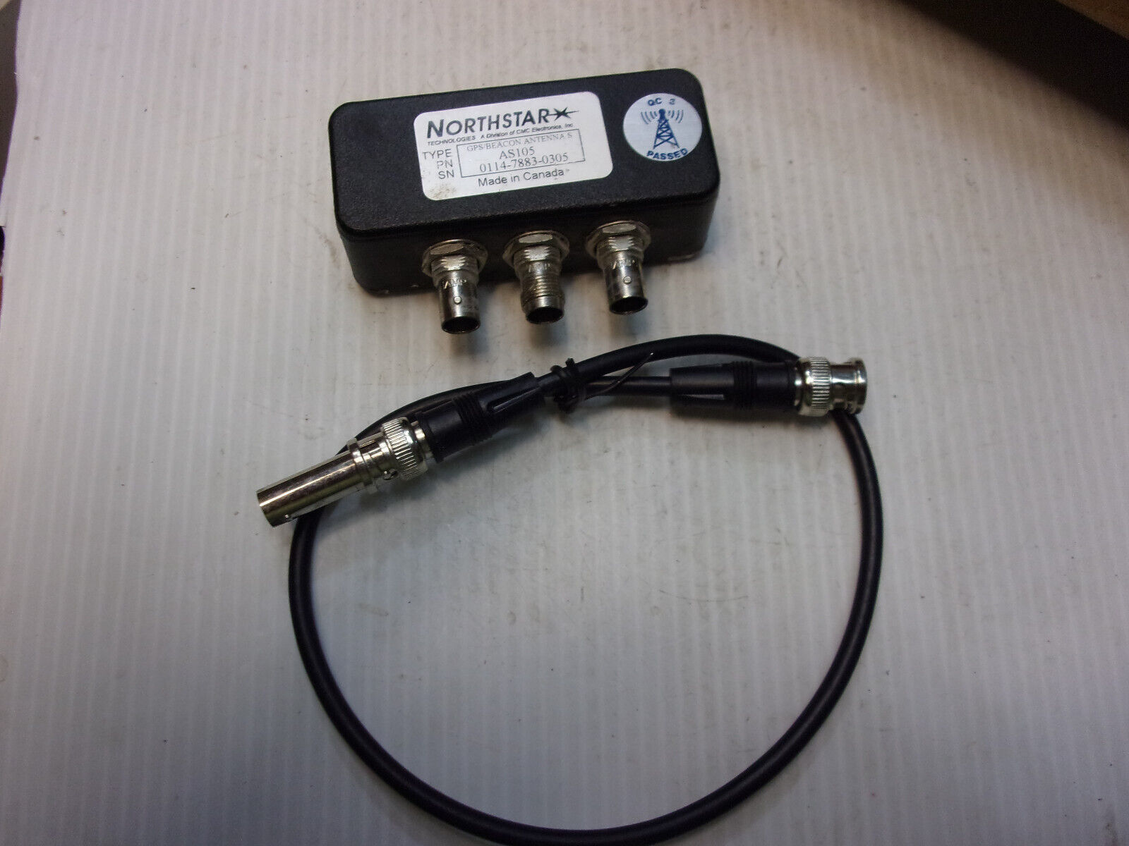 Northstar AS105 GPS splitter with cable - $24.70