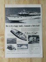 Vintage 1953 Chris Craft Boats Full Page Original AD - 921 - £5.22 GBP