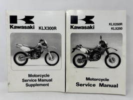 TWO Clymer Kawasaki Physical Repair Handbooks KXL300R + KLX250R/KLX250 90s - £27.02 GBP