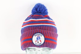 New Era Spell Out New England Patriots Football Knit Winter Pom Beanie H... - £23.49 GBP