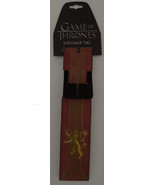 Game Of Thrones Lannister Suitcase Luggage Backpack Tag Nwt - £10.41 GBP