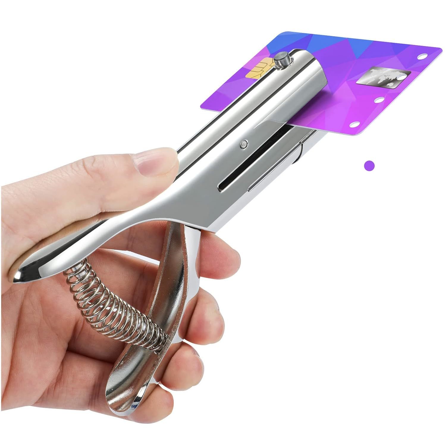 Hole Punch 2&quot; Reach 1/4 Inch Single Hole Punch,Heavy Duty Hole, 1/4&quot;-6Mm... - $31.93