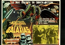 Godzilla vs. Gigan 12.5&quot;x17&quot; Lobby Card Hiroshi Ishikawa Yuriko Hishimi Mexican - £34.81 GBP