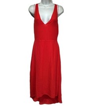 naked zebra red sleeveless back cut out midi dress Size S - £22.16 GBP