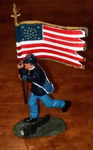 del prado toy soldiers 20thmaine Vol Inf Color Sergeant wth Standard - £15.84 GBP