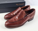 Allen Edmonds Hillsborough Chili Brown Leather Slip On Shoes Loafers 8.5... - $59.39
