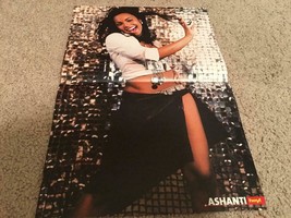 Ashanti teen magazine poster clipping Hey magazine Bravo TV hits Bop - $4.00