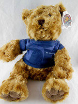 Chelsea 12&quot; Teddy Bear Plush with US Coast Guard Shirt 8” sitting Mint w... - £7.92 GBP