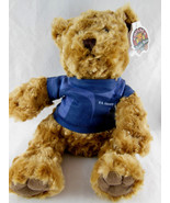 Chelsea 12&quot; Teddy Bear Plush with US Coast Guard Shirt 8” sitting Mint w... - £7.77 GBP