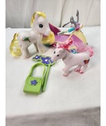Lot of 5 pcs Vintage Hasboro My Little Pony 2 Ponies Car Purse G3 Breezie - $19.79