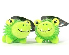 2 Count Spunky Pup Lil Bitty Squeakers Play Dental Healthy Teeth Ball Fo... - $21.99