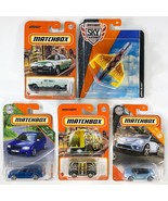 2016-2020 MATCHBOX Cars &amp; Plane LOT 5 NEW Sealed On Card MOC Toy Audi VW... - $14.98