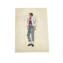 VINTAGE 1989 MATTEL FIGURINE PANINI BARBIE ALBUM STICKER NOS NEW OLD STO... - $6.84