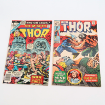 Marvel Comics Mighty Thor Lot #172 &amp; King Size Annual #5 Key Issue Bronze Age - £18.48 GBP